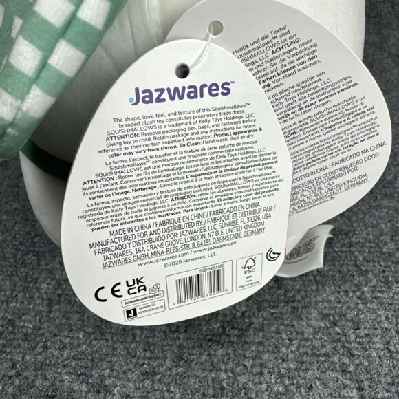 Squishmallows Peanuts Easter Snoopy with Bunny Ears 8 Inch Soft Plush New - Picture 6 of 6